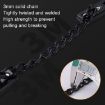 Door Buckle Security Chain Anti-burglary Latch - Matte Black - 6