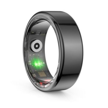 Picture of R02 SIZE 8 Smart Ring, Support Heart Rate/Blood Oxygen/Sleep Monitoring/Multiple Sports Modes (Black)