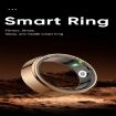 R02 SIZE 8 Smart Ring - Heart Rate/Blood Oxygen/Sleep Monitor - Black - 5