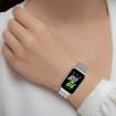 Samsung Galaxy Fit 3 Milanese Metal Steel Mesh Watch Band Silver - 9