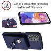 Samsung Galaxy A23 Organ Card Bag Ring Holder Phone Case Blue - 5