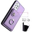 Samsung Galaxy A33 5G Purple Card Bag Ring Holder Case - 4