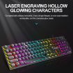 T-WOLF T80 104-Keys RGB Keyboard - White - 7
