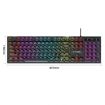 T-WOLF T80 104-Keys RGB Illuminated Keyboard - Black - 3