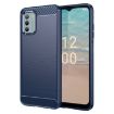 Nokia G42 Carbon Fiber Blue TPU Phone Case - Brushed Texture - 1