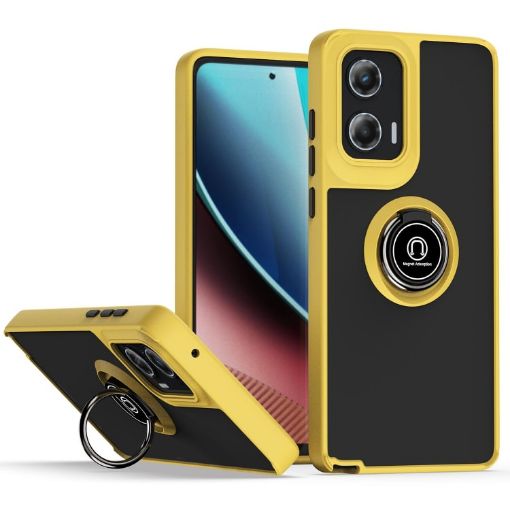 Motorola Moto G Stylus 5G 2024 Q Shadow Phone Case Yellow - 1