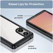 Sony Xperia 5 V Colorful Series Acrylic Hybrid TPU Phone Case - Black - 6