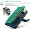 Samsung Galaxy A15 CaseMe C30 Wallet Leather Phone Case Blue - 5