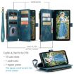 Samsung Galaxy A15 CaseMe C30 Wallet Leather Phone Case Blue - 7