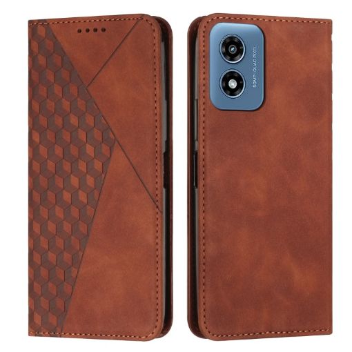 Motorola Moto G04/G24 Brown Leather Phone Case - 1