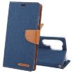 Samsung Galaxy S24 Ultra 5G Navy Blue Leather Phone Case - 1