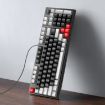 T-WOLF T50 Mechanical Keyboard with Knob, Black B - 8