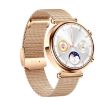 T86 Woman Health Smart Watch - Rose Gold Steel Band - 2