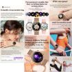 T86 Woman Health Smart Watch - Rose Gold Steel Band - 8
