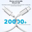 MOMAX DC30 1.5m USB-C to USB-C 60W Braided Cable - Titanium Color - 6