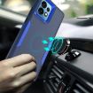 Motorola Moto G Stylus 5G 2024 Magnetic Phone Case Blue+Green - 6