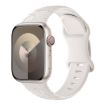 Apple Watch Series 9 41mm Rose Silicone Band - Starlight - 1