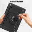 Samsung Galaxy Tab A9+ Hand Grip Turntable Stand Tablet Case - 8