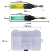 13pcs Gas Soldering Iron Set - 3 In 1 Multi-function (Transparent Yellow) - 3