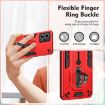 Motorola Moto G13 Red Armor Finger Loop Phone Case - 5