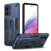 Motorola Moto G14 Blue Armor Finger Loop Phone Case - 1