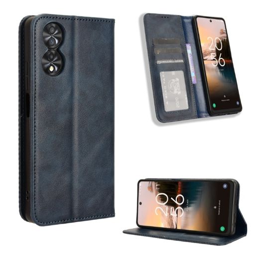 TCL 40 NxtPaper 4G Blue Leather Phone Case - 1