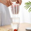 600ml Fruit and Veggie Snack Cup with Lid and Fork - Green - 5