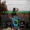 K57 Pro 1.96 Inch Bluetooth Smart Watch, Silver - Waterproof & Weather Display - 8