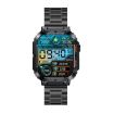 K57 Pro 1.96 Inch Bluetooth Smart Watch, Black Three-beads - 1