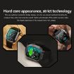 K57 Pro 1.96" Smart Watch - Silver Leather - Waterproof - Bluetooth - 6