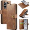 OnePlus 12 DG.MING Crazy Horse Texture Leather Case (Brown) - 1