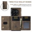 OnePlus 12 DG.MING M2 Series 3-Fold Multi Card Bag + Magnetic Phone Case - 5