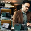 OnePlus 12 DG.MING M2 Series 3-Fold Multi Card Bag + Magnetic Phone Case - 8