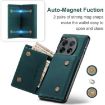 OnePlus 12 DG.MING M1 Series Wallet Case - Green - 6