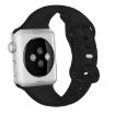 Apple Watch SE 2023 40mm Rose Silicone Band - Black - 3