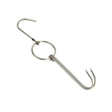 Stainless Steel Duck Cooker Hanger - Outdoor Barbecue Hanging Hook Stand - 1