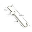 Stainless Steel Duck Cooker Hanger - 4cm Thick, 34.5cm Long - 2