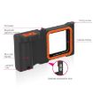Gen3 Bluetooth Waterproof Phone Case - Black Orange - 3