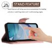 Motorola Moto G 5G 2023 Rhombic Texture Flip Leather Phone Case - Coral Pink - 4
