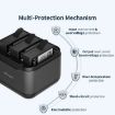 4/3 AMagisn Battery Charger Seat for DJI Osmo Action - 7