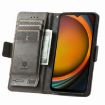 Samsung Galaxy Xcover 7 Case - Grey Leather Phone Case - 3