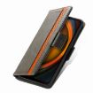 Samsung Galaxy Xcover 7 Case - Grey Leather Phone Case - 5