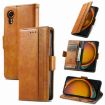 Samsung Galaxy Xcover 7 Case - Dual Magnetic Buckle Leather Phone Case - 1