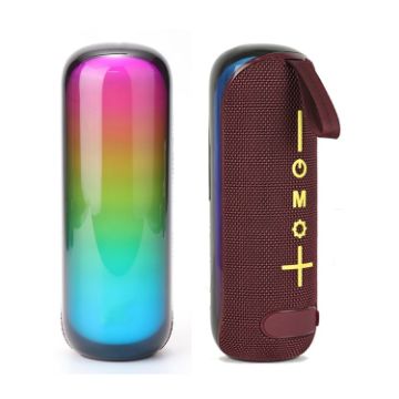 T&G TG-384 Mini Portable Bluetooth Speaker - Brown - 1