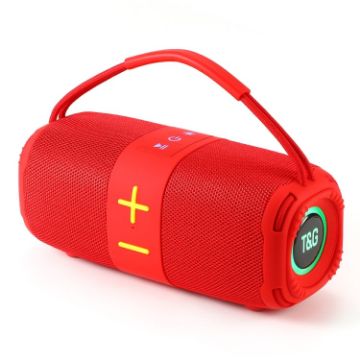 T&G TG-668 Wireless Bluetooth Speaker Portable TWS Subwoofer (Red) - 1