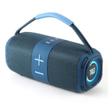 T&G TG-668 Wireless Bluetooth Speaker Portable TWS Subwoofer Blue - 1