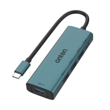 Picture of Onten UC119 5 in 1 USB-C/Type-C to USB 4-Ports USB HUB with 5V Input