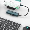 Onten UC119 5 in 1 USB-C to USB HUB with 4-Ports - 5V Input - 7