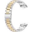 Samsung Galaxy Fit 3 SM-R390 Metal Watch Band - Silver+Gold - 3
