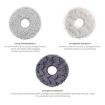 JUNSUNMAY 4pcs Washable Mop Pads for ECOVACS DEEBOT X1/X2/T20 (Blue+Grey) - 4
